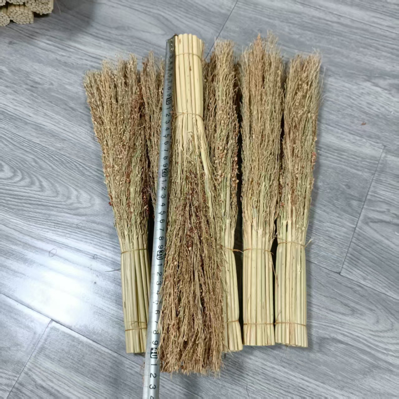 Sorghum četka za posude i zdjele, tradicionalna četka za čišćenje, prirodni kuhinjski alat za dasku za rezanje i posude