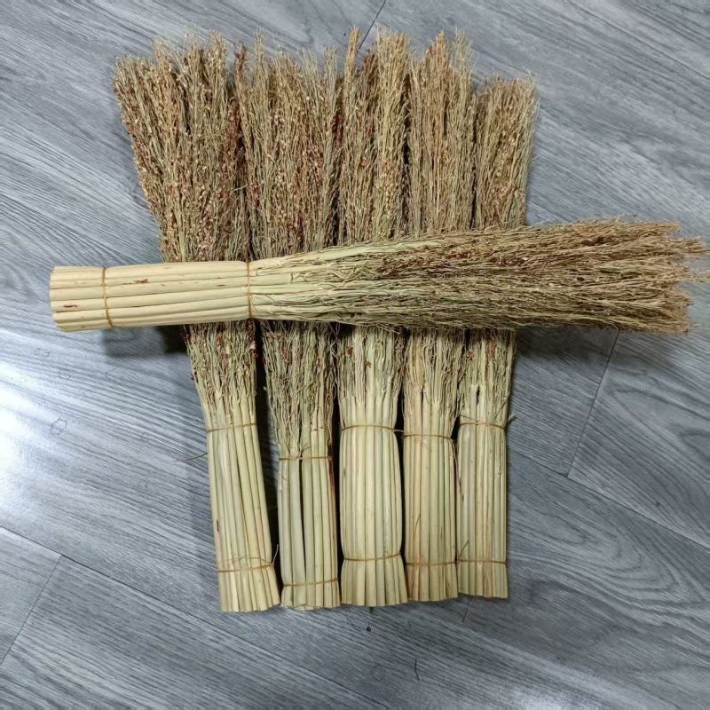 Sorghum četka za posude i zdjele, tradicionalna četka za čišćenje, prirodni kuhinjski alat za dasku za rezanje i posude