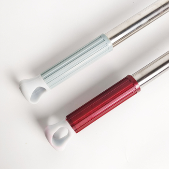 Четка за тоалетна с удължена дръжка от неръждаема стомана и глава с топче за почистване