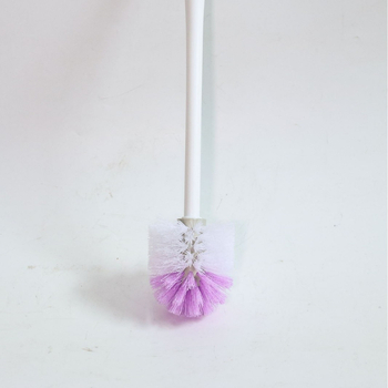 Стенна четка за баня за тоалетна с удебелен прът, неръждаема стомана — глава кръгла или квадратна