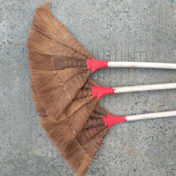 Ručna metla od vlakana palme, velika i mala metla, starinski stil