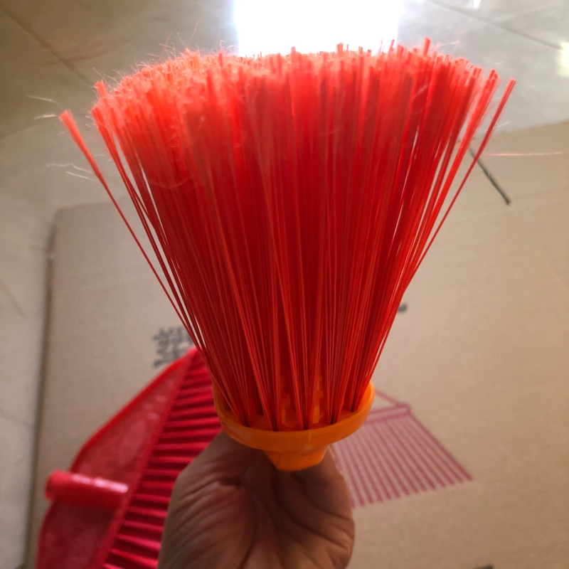 Plastična glava metle sa širokim, čvrstim vlaknima, velika za kućnu, školsku i industrijsku upotrebu