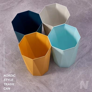 Plastični koš za otpad za kućnu upotrebu, kuhinju i kupaonu, velikog kapaciteta za skladištenje
