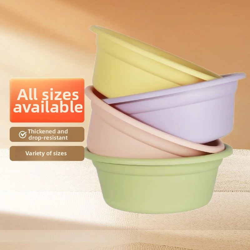 Vana na nohy 7126, hrubý matný plast, veľká, priemer 38 cm, farba sa mení