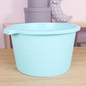 Πλαστική μπανιέρα ποδιών με μασάζ, βαθιά και ενισχυμένη κατασκευή, με εκτυπωμένο σχέδιο για οικιακή χρήση