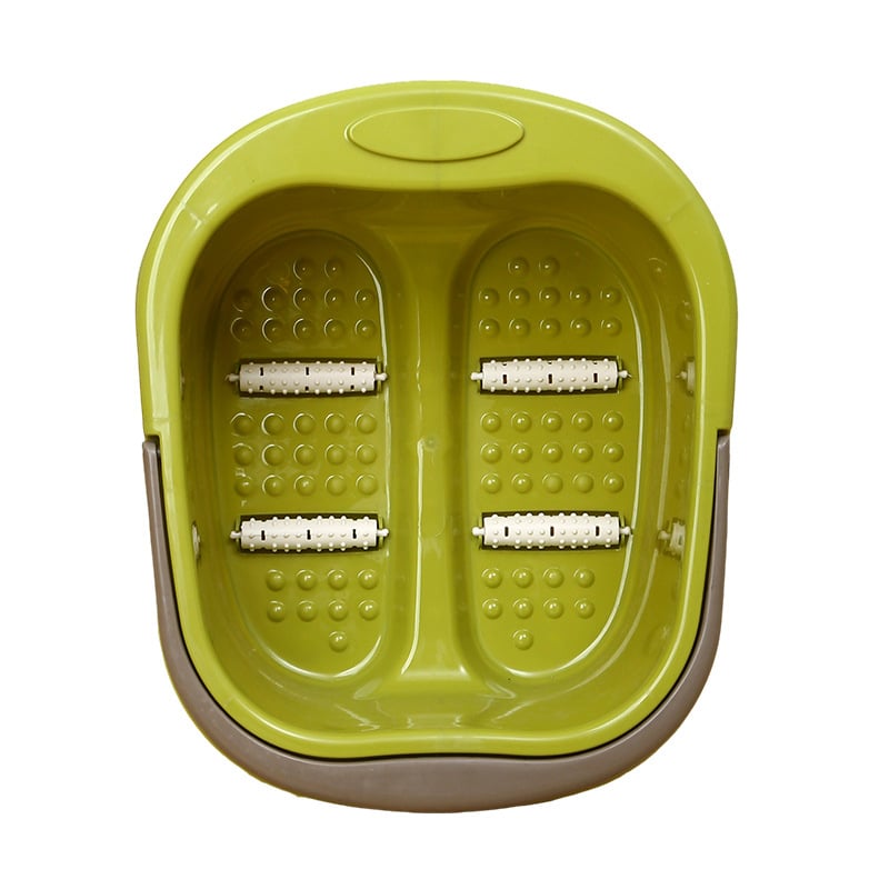 Дълбока ваничка за крака с удебелена пластмаса, изолирана, преносима, с четири колела, за домашна употреба