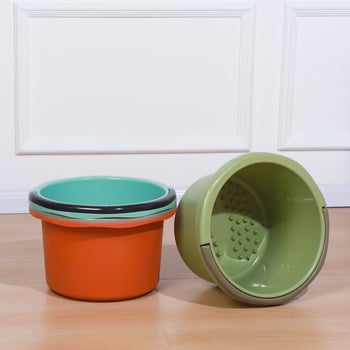 Πλαστικό φορητό λουτρό ποδιών για οικιακή χρήση, μασάζ ποδιών, ευρύχωρη παχιά λεκάνη ποδιών