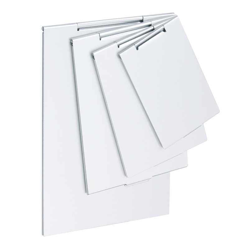 Oglindă de machiaj pliabilă, din aluminiu, ultra-subțire, pentru birou