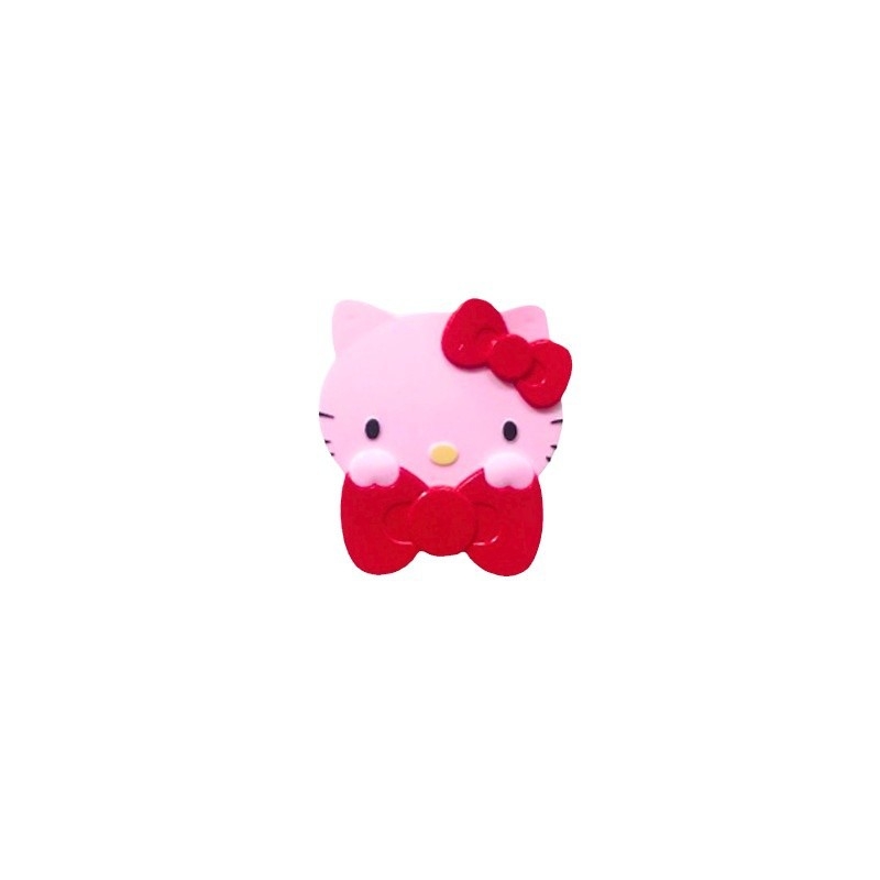 Cartoon Pink KT Oglindă de Călătorie, Oglindă de Machiaj Portabilă, Mini Pliabilă cu Pieptene, DIY Mic Oglindă
