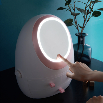 oglindă de machiaj cu LED și iluminare, oglindă de birou pentru cămine studențești