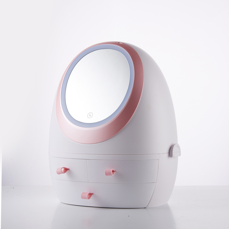 oglindă de machiaj cu LED și iluminare, oglindă de birou pentru cămine studențești