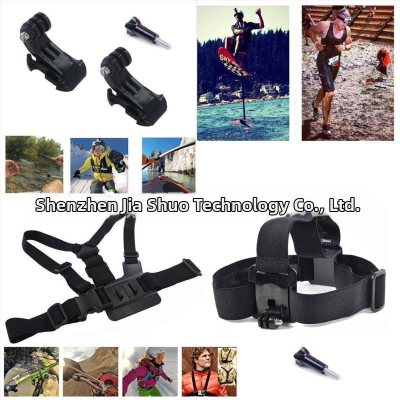 GoPro Hero12 príslušenstvo, 8-členná sada v strednej taške pre vonkajšiu športovú kameru, potápanie, surfovanie, cyklistika, off-road