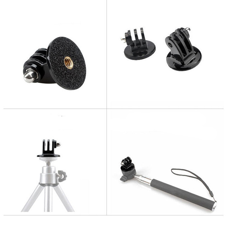 GoPro13 Аксесоари за спортна камера, 50 части комплект, съвместим с GoPro серия и други камери