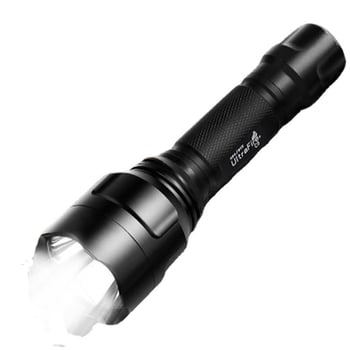 C8 LED фенер, Q5/T6, алуминиева сплав, компактен за открито, самозащита, нощно колоездене и домашна употреба