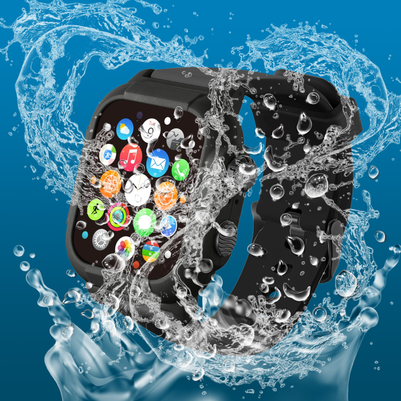 Водоустойчив корпус за Apple Watch и комплект каишки за гмуркане 42 мм/44 мм