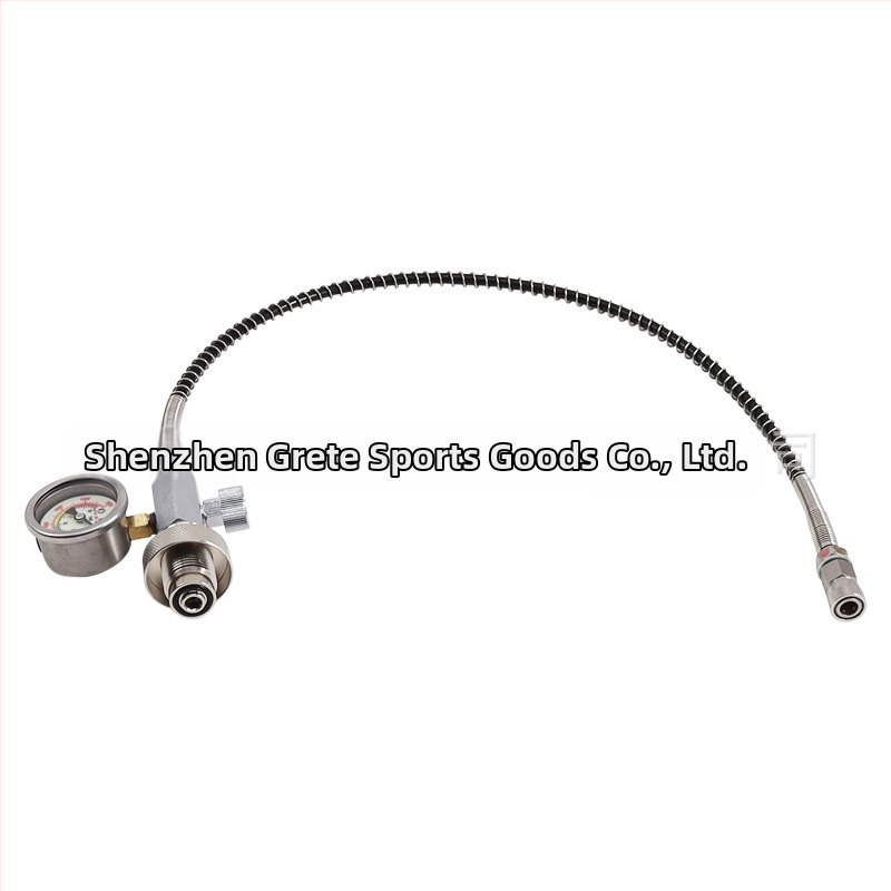 Sada adaptérov na plnenie kyslíkových fliaš pre potápanie, z veľkého na malé, 40 MPa / 4500 psi