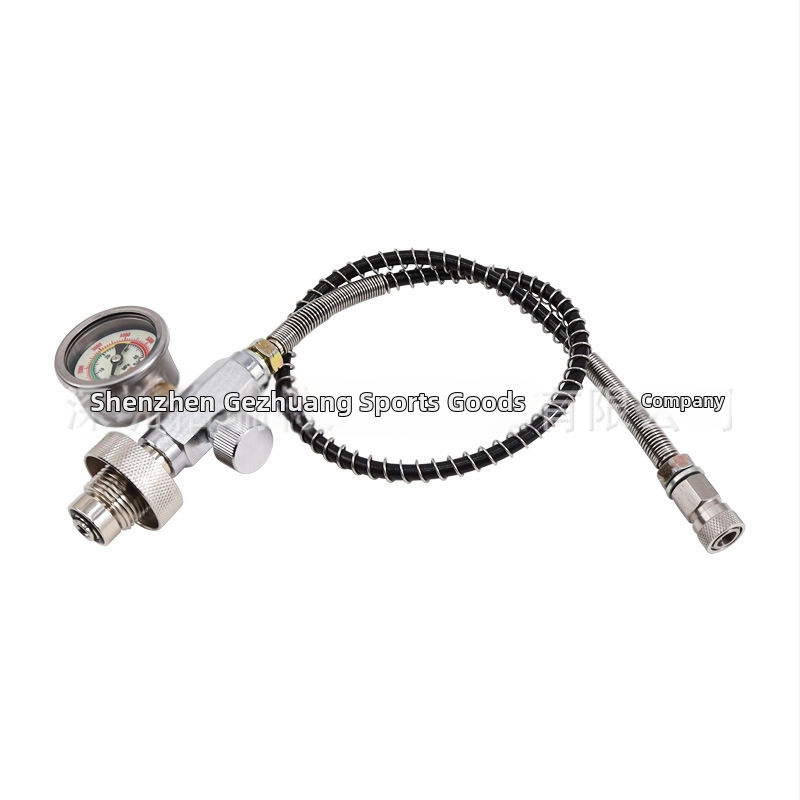 Sada adaptérov na plnenie kyslíkových fliaš pre potápanie, z veľkého na malé, 40 MPa / 4500 psi