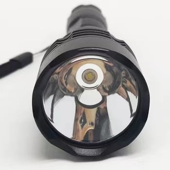 Алуминиев подводен фенер с LED, магнитно управление, 360° въртене, ръчно задвижване, за гмуркане, къмпинг и колоездене