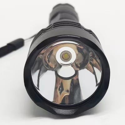 Алуминиев подводен фенер с LED, магнитно управление, 360° въртене, ръчно задвижване, за гмуркане, къмпинг и колоездене