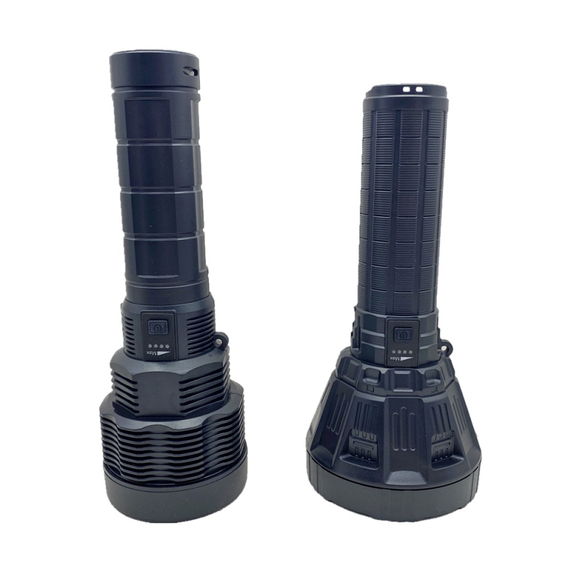 50W аварийно LED фенерче P70 с дисплей за мощност, преносим ръчен фенер с дълъг обхват