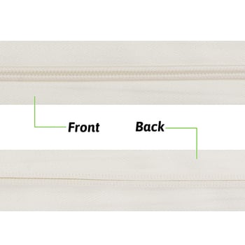 №5 15 м найлонов непрекъснат цип комплект с дръжки в три цвята, подходящ за поли, раници и домашни текстили