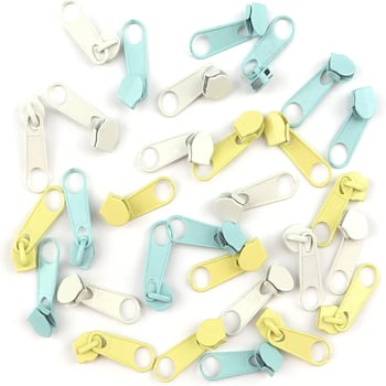 №5 15 м найлонов непрекъснат цип комплект с дръжки в три цвята, подходящ за поли, раници и домашни текстили