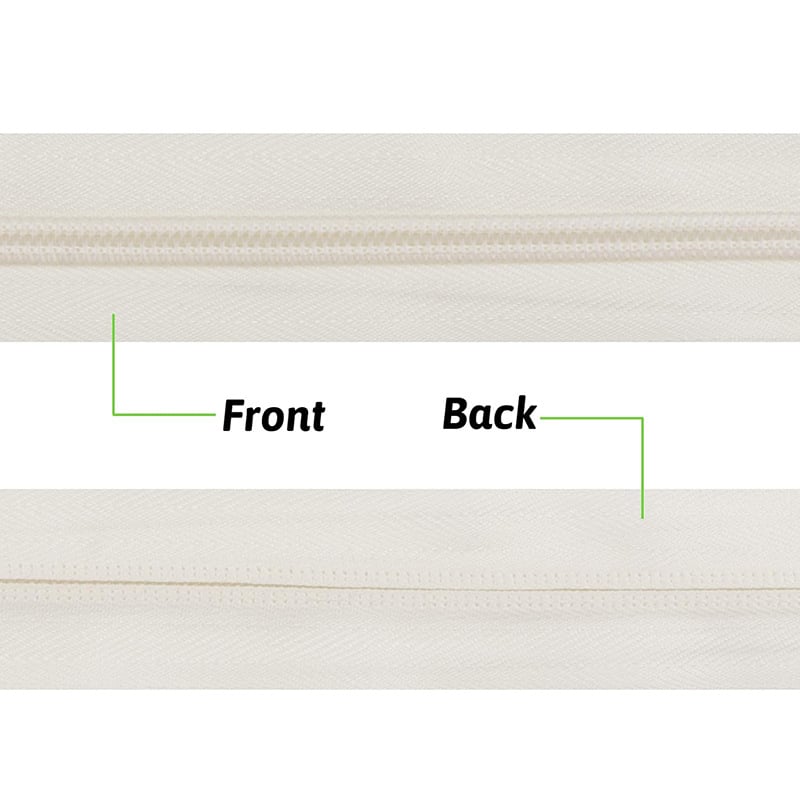 №5 15 м найлонов непрекъснат цип комплект с дръжки в три цвята, подходящ за поли, раници и домашни текстили