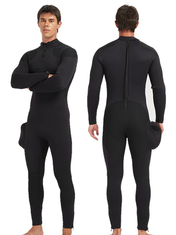 Muški 5 mm neoprenski wetsuit – jednodelni, topao i vodootporan za snorkanje i ronjenje