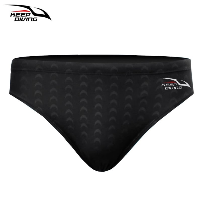 Keep Diving férfi Shark Skin verseny úszónadrág – légáteresztő, gyorsan száradó, professzionális ST-703