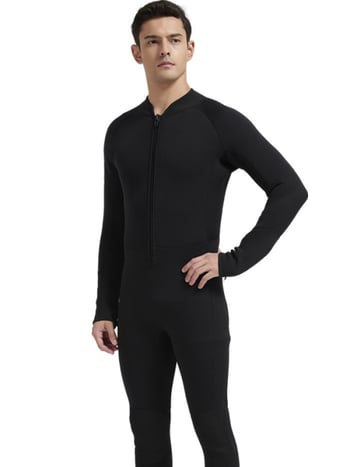 3 mm νεοπρεν καταδυτικό ολόσωμο για άνδρες και γυναίκες, ζεστό και άνετο, μονόχρωμο