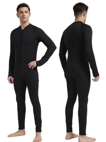 3 mm νεοπρεν καταδυτικό ολόσωμο για άνδρες και γυναίκες, ζεστό και άνετο, μονόχρωμο