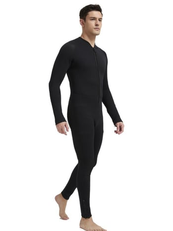 3 mm νεοπρεν καταδυτικό ολόσωμο για άνδρες και γυναίκες, ζεστό και άνετο, μονόχρωμο