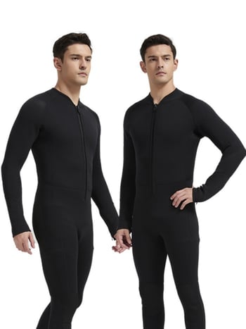3 mm νεοπρεν καταδυτικό ολόσωμο για άνδρες και γυναίκες, ζεστό και άνετο, μονόχρωμο
