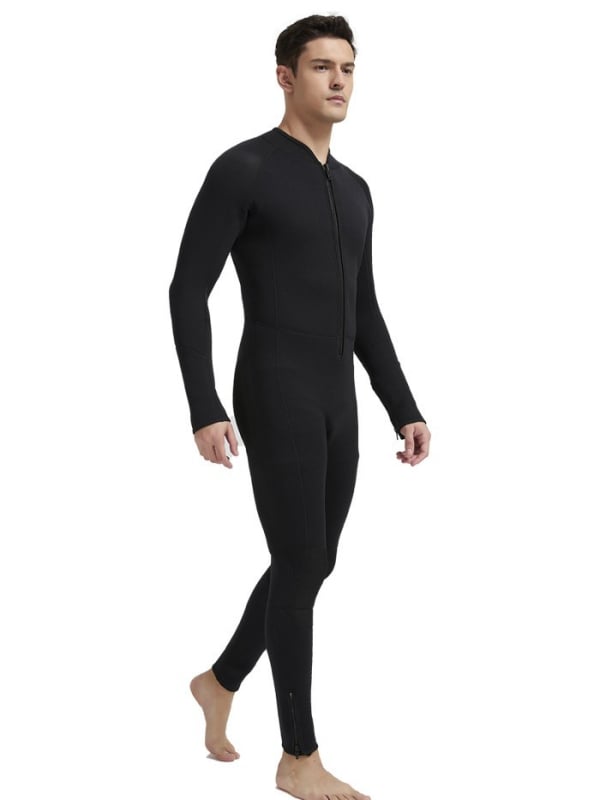 3 mm νεοπρεν καταδυτικό ολόσωμο για άνδρες και γυναίκες, ζεστό και άνετο, μονόχρωμο
