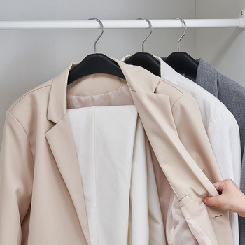 HSBC Xinjia 42 cm πλαστική κρεμάστρα γυναικείου κοστουμιού, αντιολισθητική, με ευρείς ώμους, εύκολη αποθήκευση