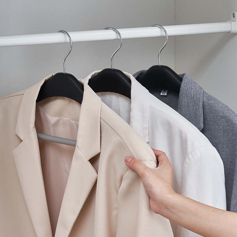 HSBC Xinjia 42 cm πλαστική κρεμάστρα γυναικείου κοστουμιού, αντιολισθητική, με ευρείς ώμους, εύκολη αποθήκευση