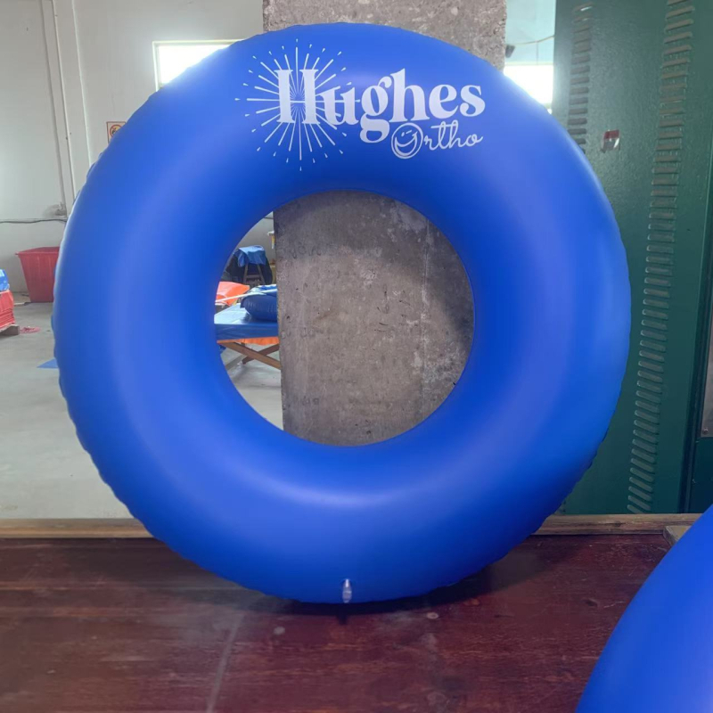 Персонализиран надуваем плувателен пръстен с рекламно лого и дизайн, PVC удебелен, стабилен, за деца