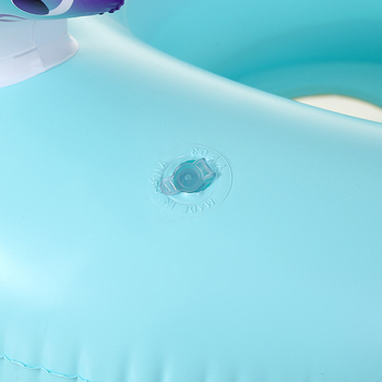 Удебелен екологично чист PVC павлиново син плувен ринг за деца, надуваема играчка за басейн