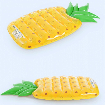 Φουσκωτός φλοτέρ ανανά για ενήλικες – Διχρωμος σχεδιασμός ανανά για πισίνα