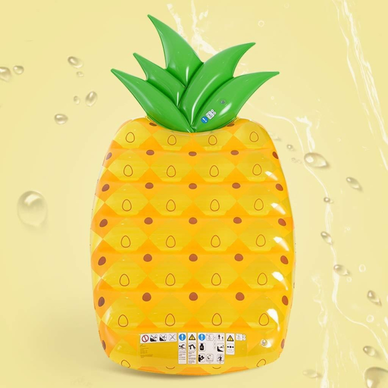 Φουσκωτός φλοτέρ ανανά για ενήλικες – Διχρωμος σχεδιασμός ανανά για πισίνα