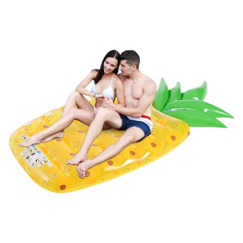 Φουσκωτός φλοτέρ ανανά για ενήλικες – Διχρωμος σχεδιασμός ανανά για πισίνα
