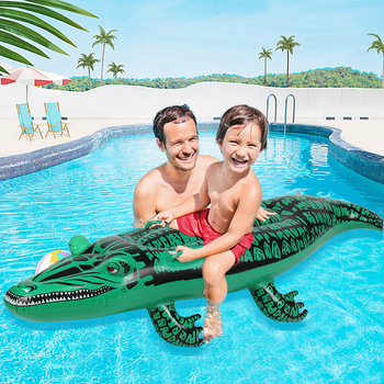 Φουσκωτό κροκόδειλο για νερό – PVC, παιδικό παιχνίδι νερού, φουσκωτή ξαπλώστρα