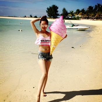 Надуваем пръстен за плуване с форма на сладолед, за възрастни, усилен за лятна водна игра