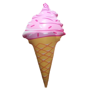 Надуваем пръстен за плуване с форма на сладолед, за възрастни, усилен за лятна водна игра