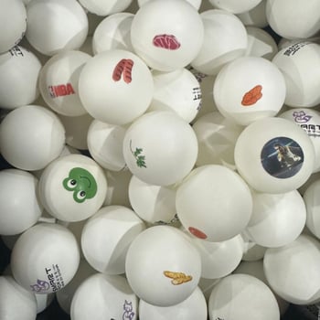 Loptica za stolni tenis s prilagođenim uzorkom — personalizirani tisak za zabavu djece i natjecateljsku igru