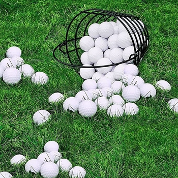 Koš za golf lopte sa spiralnom metalnom konstrukcijom