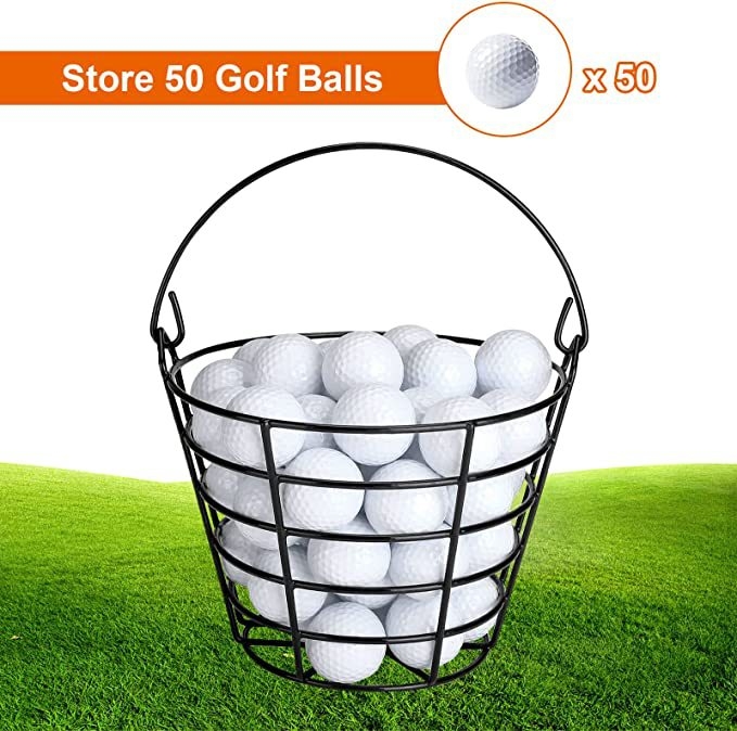Koš za golf lopte sa spiralnom metalnom konstrukcijom