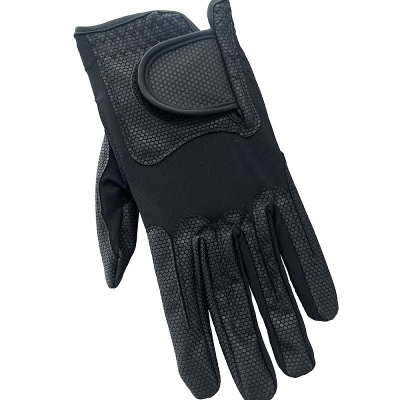 Crne golf rukavice od PU kože, protuklizne, otporne na habanje, prozračne, unisex, za lijevu ruku