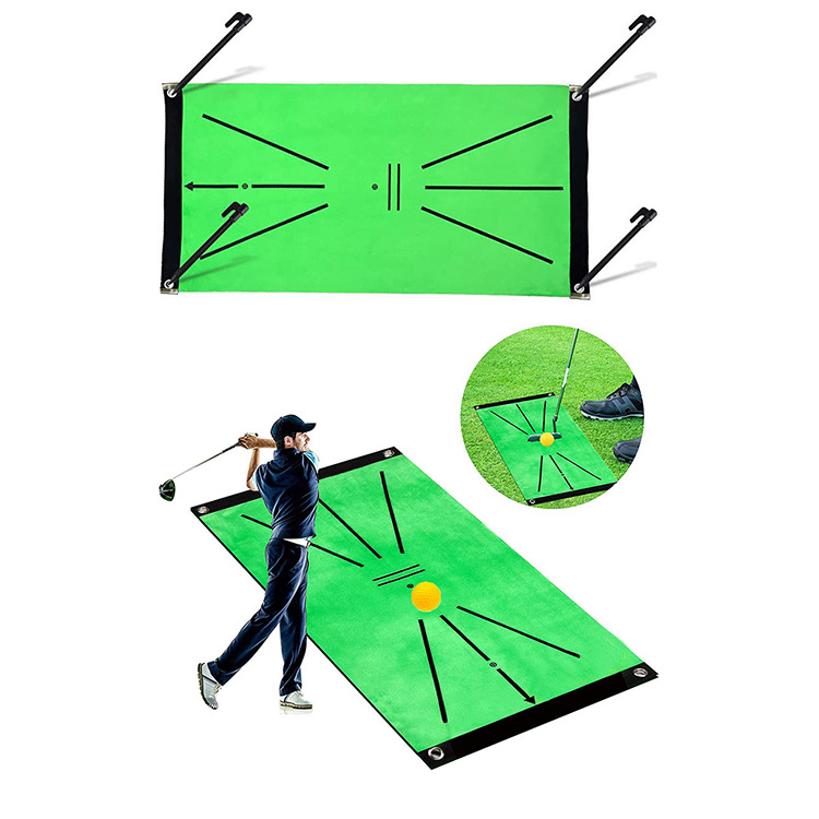Golf mat za trening: zamah, udarac i putting