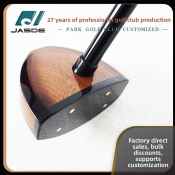 Jiashide park golfová palica – hlava z javora, meď a uhlíkové vlákno, rúčka z uhlíka, 860 mm, Regular, tmavohnedá, prispôsobiteľná